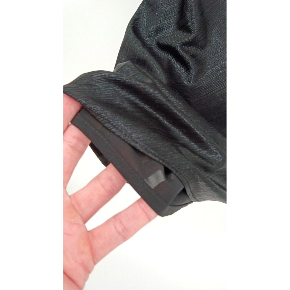 Sugar + Lips Black Satin Cowl Neck Slip Mini Dress NWT Date Night Cocktail Party - Picture 8 of 9